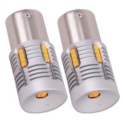 China LED turn signal light HSUNLAMP BAU15S PY21W 7507 1056 lights 1156 turn turn amber lights of LED lamp turn signal light BA15S P21W LED S25 T20 W21W 7440 for sale