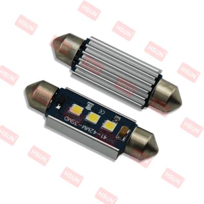 China 12V 36MM Super White 3SMD Festoon 3030 smd Led Interior Lights C5W Canbus Error Free Car Led Lights Ax5 for sale