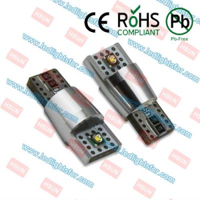 China De Neu Canbus T10 C.r.e.e LED Keil Lamp Standlicht Beleuchtung Licht Birne HSUN-T10 10W NEW Canbus version automatic high power LED for sale