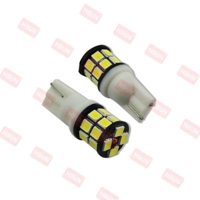 China Super bright T10 led light can change original car's halogen lamp for T10 194 W5W 168 501 HSUN-T10 20 LED SMD2835 bulbs for sale