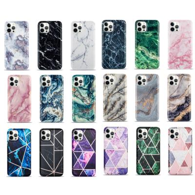 China Luxury Promotion TPU Marble Phone Case For Samsung A51 IMD Marble Mobile Custom Cover For iphone 12 for sale