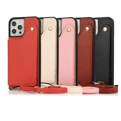 China Amazon Hot Sale Very High Quality Anti-fall Business Flip Wallet Mobile Phone Bags Leather Cases For iphone 11 12 Pro Max for sale