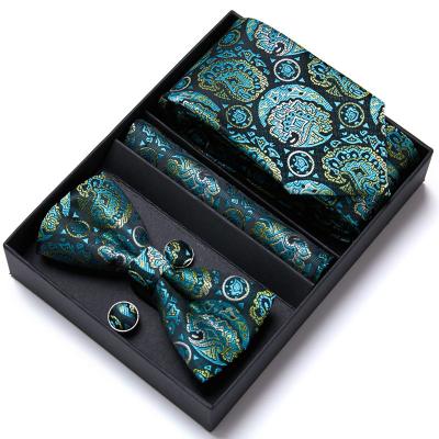 China Men's Formal Casual Fishion Bow Tie And Man Bowtie Slim Necktie Corbatas Hombre Pajaritas Cravate Homme Noeud Papillon Handkerchief Set for sale