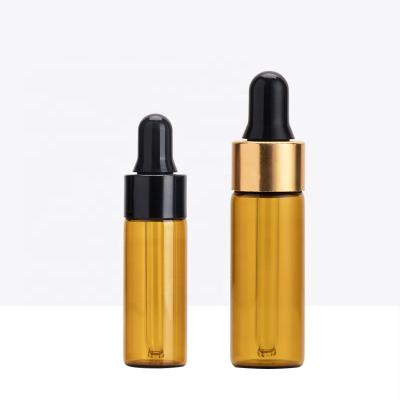 China Personal Care Wholesale 5ml 10ml 15ml 20ml 30ml 50ml 60ml 100ml 120ml Personal Care Amber Glass Dropper Bottle for sale