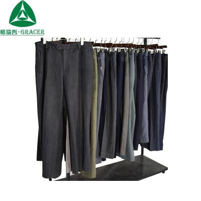 China Packet Men Suit Tropical Pants Used Clothing New Jersey Used Winter Clothes for sale