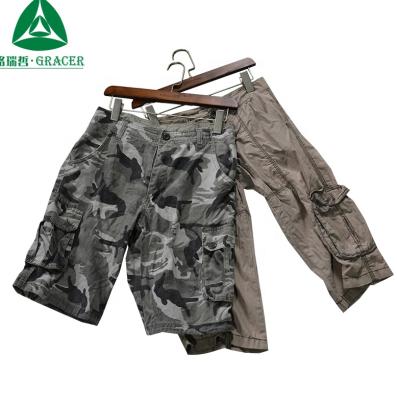 China Pack Used Cargo Shorts PantsClothing Adult Bales Used Clothes Used In The Philippines for sale