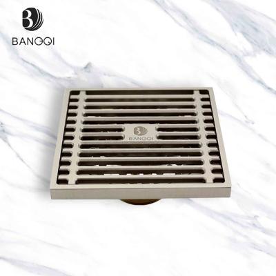 China Modern BANGQI Bathroom toilet floor drain channel drain pipe grille  shower floor drain for sale