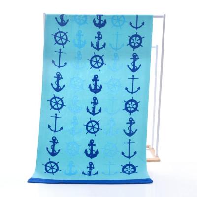 China Bulk Custom Compressed Beach Towel On Sale Cartoon Animal Printing Square Beach Towel for sale