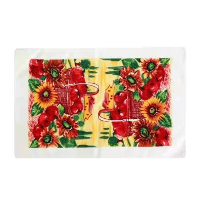 China Factory QUICK DRY Custom Printed Microfiber Tea Towel Cleaning Towel Super Absorbent Kitchen Towel for sale