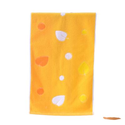 China Jacquard Children's Viable Sheet Cartoon 100%Cotton Towel Bright Color Thickened Kindergarten Customized Children's Towel W Manufacturer for sale