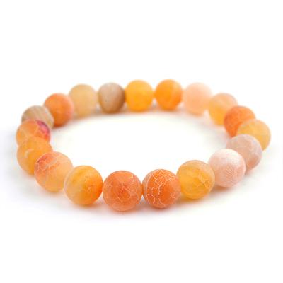 China Fashion Matt Natural Stone Bracelet Beads Bracelet Women Stretch Bracelet for sale