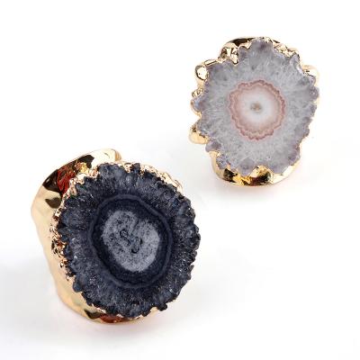 China Children'S, Men'S, Unisex, Women'S Natural Stone Cluster Rings for sale