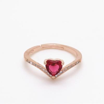 China Fashionable Natural Cut Garnet Rings Jewelry Women Red from Bojiu for sale