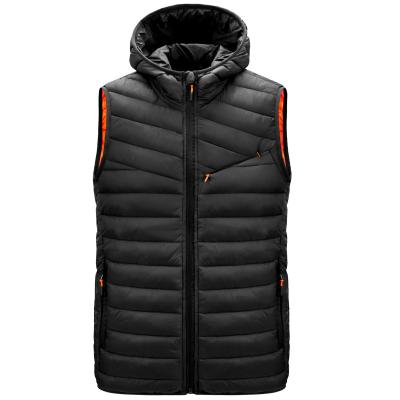 China ChinaManufacture QUICK DRY Men's Competitive Price Vest Hooded Jacket 2021 Winter Sportswear Bottom Breathable Vest for sale