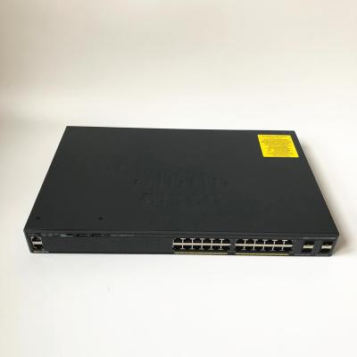 China New Retail PoE Serial Number 2960X 24 Left Switch WS-C2960X-24PS-L 216Gbps for sale