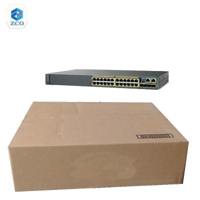 China New Original Redundant System (RPS) Connector Power Supply 10/100/1000 Layer 2 Gigabit SFP 24 Port Switch WS-C2960X-24TS-L with good price for sale