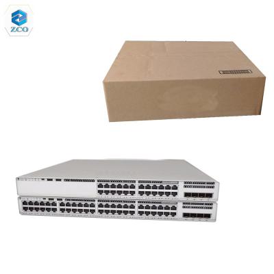 China Original 9200 Port Redundant 48 Power System (RPS) Connector PoE 10/100/1000 Network Switch C9200-48P-A With Good Price for sale