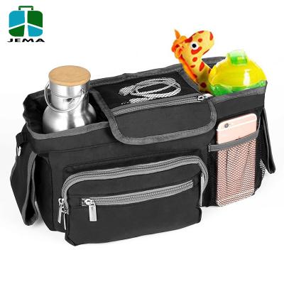 China Water Resistant Safety Universal Anti-Slip Double Buckle Design Baby Stroller Fit Organizer With Shoulder Strap for sale