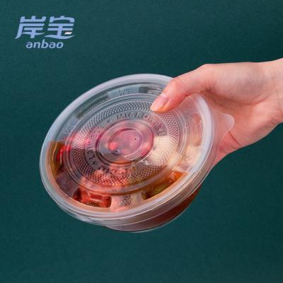 China Recyclable Catering Plastic Food Bowls Disposable Food Storage for sale