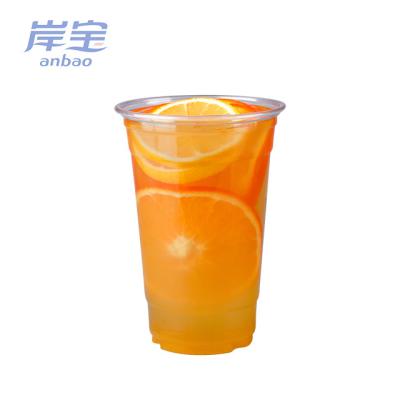 China Single wall high quality plastic cup with the clear dome lid for sale