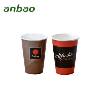 China 100% Eco-friendly Factory Single Wall Hot Selling Disposable Paper Coffee Cups With Lids for sale