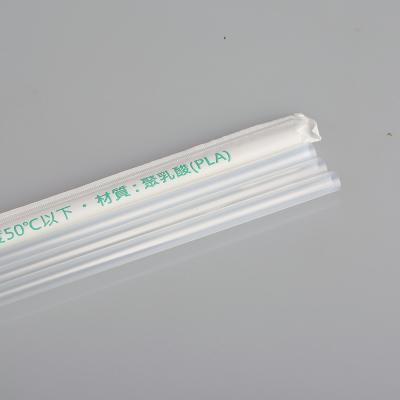 China Recyclable Plastic Biodegradable PLA Drinking Straw Compostable Eco Friendly Straws for sale