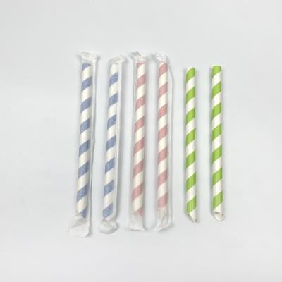 China Disposable Eco-friendly Biodegradable Paper Straw For Drinking for sale