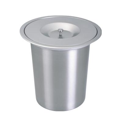 China Sustainable Stainless Steel Kitchen Hidden Waste Bin Kitchen Bin For Cabinet for sale