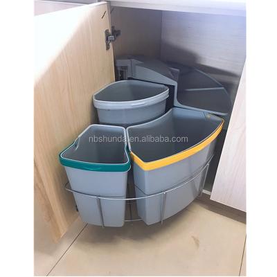 China Waste Bins Container Kitchen Classic Sorting Modern Waste Bin for sale