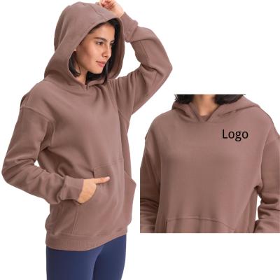 China Hot Sale Breathable Yoga Long Sleeve Outdoor Ladies Running Top Sports Jacket Coat Hoodie Workout Apparel Sports Wear For Women Fitness for sale