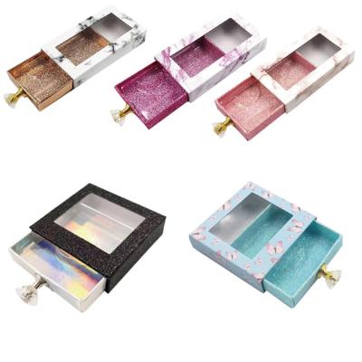 China Recyclable Luxury Gift Sliding Drawer Boxes Custom Clear Jewelry Packaging Storage Drawer Paper Box Drawer Jewelry Packaging Box for sale