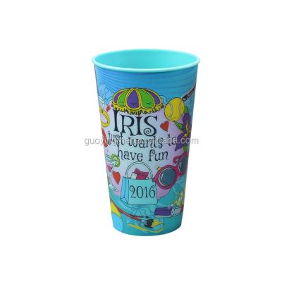 China Sustainable Plastic Holographic 20oz Mugs for sale