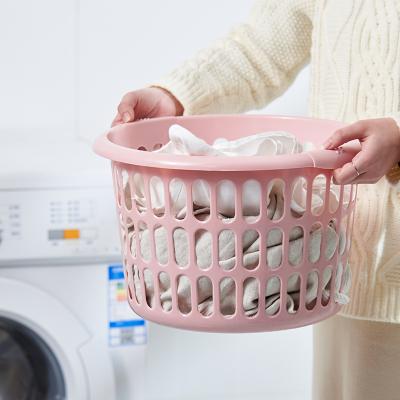 China Home New Product Promotional Plastic Round Laundry Basket for sale