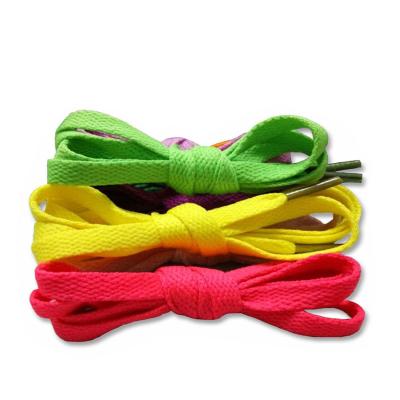 China Flat Flat Colored Athletic Shoe Laces For Sneakers Skate Shoes Boots Sports Shoes for sale