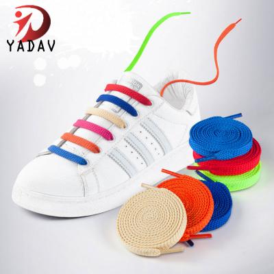 China Men's and women's flat wide canvas casual shoes laces sneakers laces for sale