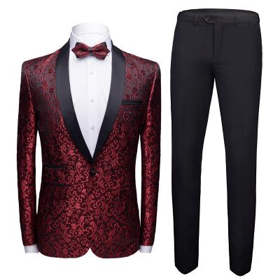 China manufacturer Anti-wrinkle EVERLAND OEM traje traje formal men's suit 2 piece wedding suits slim fit Blazer+pants+vest groom white men for sale