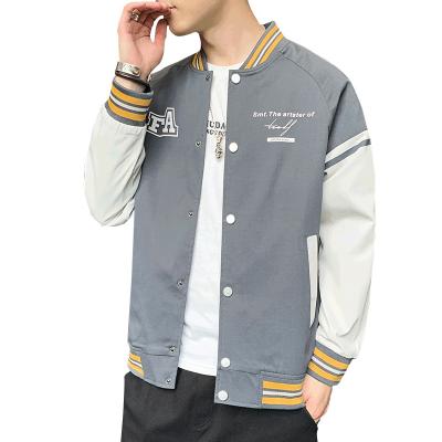 China Everland Breathable Ditch Coat Bomber Jacket Contrast Color Men Patchwork Urban Casual Jacket For Sports for sale