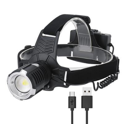 China Powerful 1000Lumens XHP70 LED Headlight USB Zoom 18650 Rechargeable Camping Headlamp For Hunting for sale