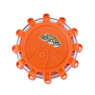 China Magnetic Base 360 ​​Degree Lighting Led Flare IP65 Waterproof Magnetic Warning Light Roadside Security Flare Led Traffic Beacons Flare for sale