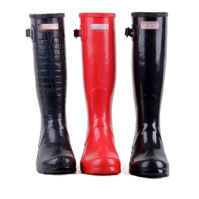 China Chinese manufacturer factory price waterproof ladies fashion rubber rain boots for sale