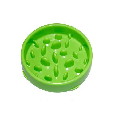 China Hot Selling Viable Feeder Anti-Clogging Non Skid Dog Cat Folding Slow Food Feeder Pet Bowl for sale