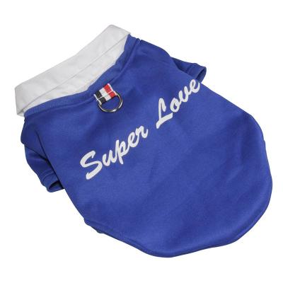 China New Style Sustainable Cheap Apparel Collared Basic Collared T-shirt Pet Clothes Dog Cloth T-shirt Clothes For Dog for sale