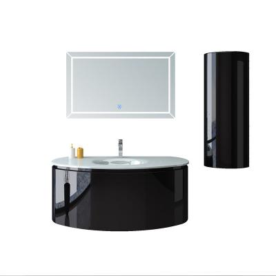 China Modern Plastic Bathroom Vanity Manufacturer Bathroom Cabinet Single Sink Bathroom Furniture for sale