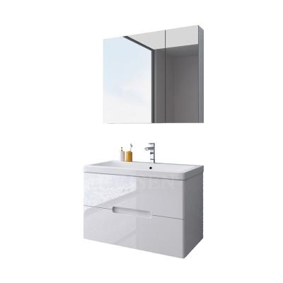 China Modern Bathroom Furniture Modern European Style Bathroom Cabinet Wash Basin Cabinet for sale