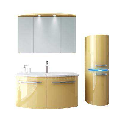 China Wholesale Modern Flip Up Bathroom Vanity Luxury Paint Bathroom Cabinet for sale