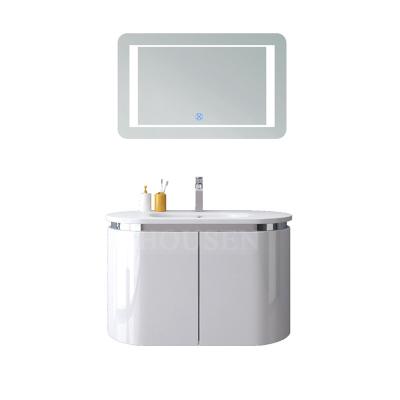 China Hot Sale Modern Cheap Bathroom Furniture High Gloss Bathroom Vanity for sale