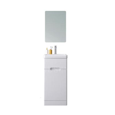 China Modern Bathroom Furniture Set White Bathroom Vanity Modern Bathroom Cabinet European Style for sale