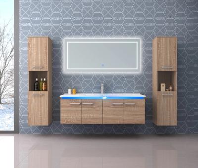 China Mordern Bathroom Furniture Set Storage Cabinet Vanity Unit Sink Furniture (Wood) for sale