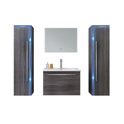 China China Modern Bathroom Cabinet Designer Bathroom Furniture Display Double Basin for sale