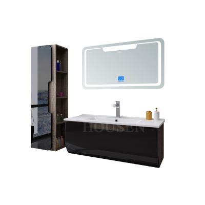 China New Modern Classy Design Bathroom Cabinet Vanity With LED Mirror Bathroom Vanity for sale